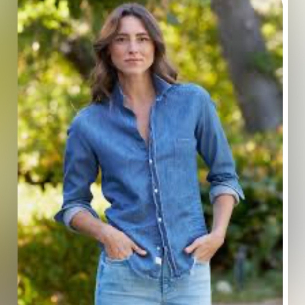 Frank & Eileen Barry classic fitted denim size XS‎ EUC